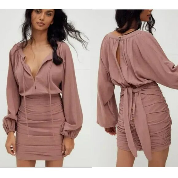 Free People The One and Only Mini Dress Sz M - Picture 1 of 17